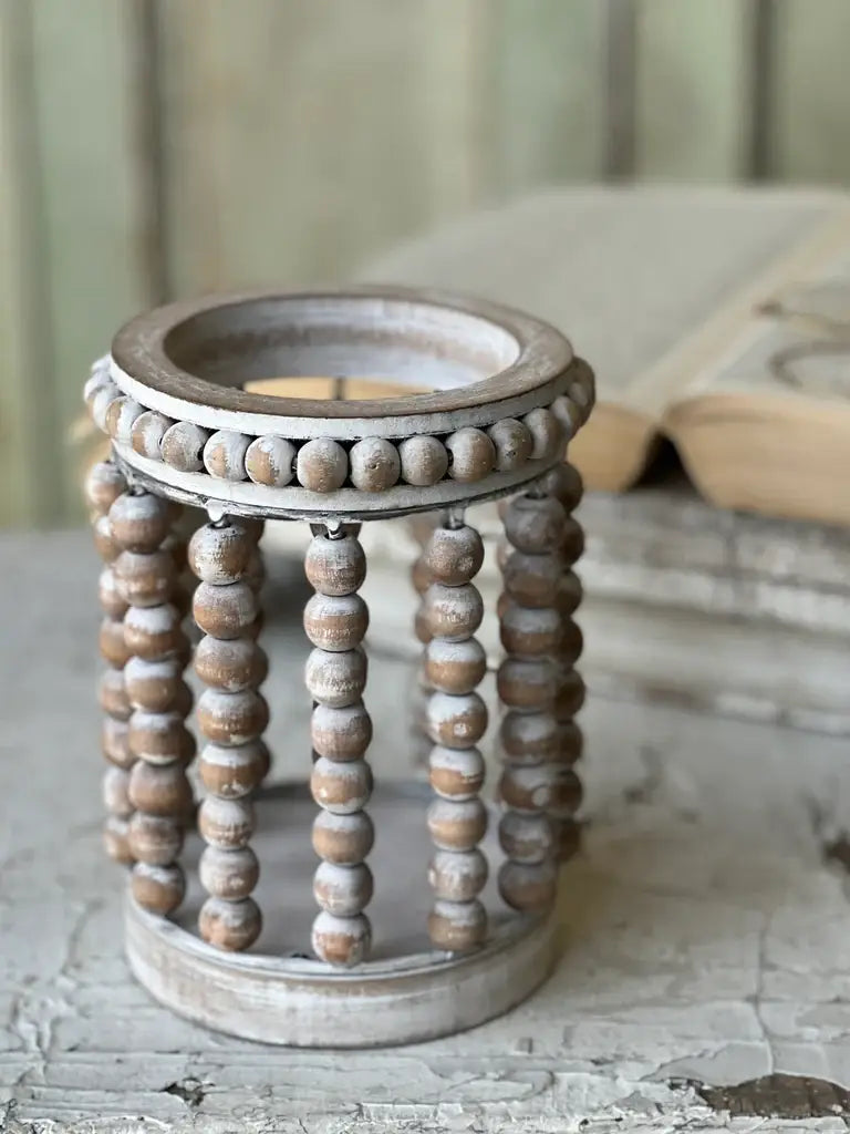 Amalfi Beaded Lantern | 7" | All Season Home Decor