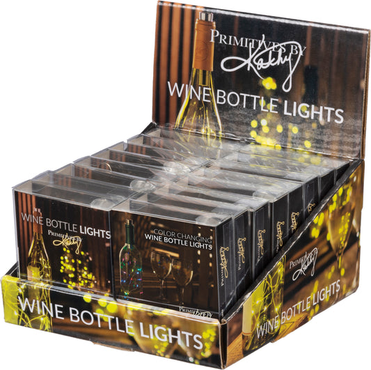 Wine Bottle Light Display