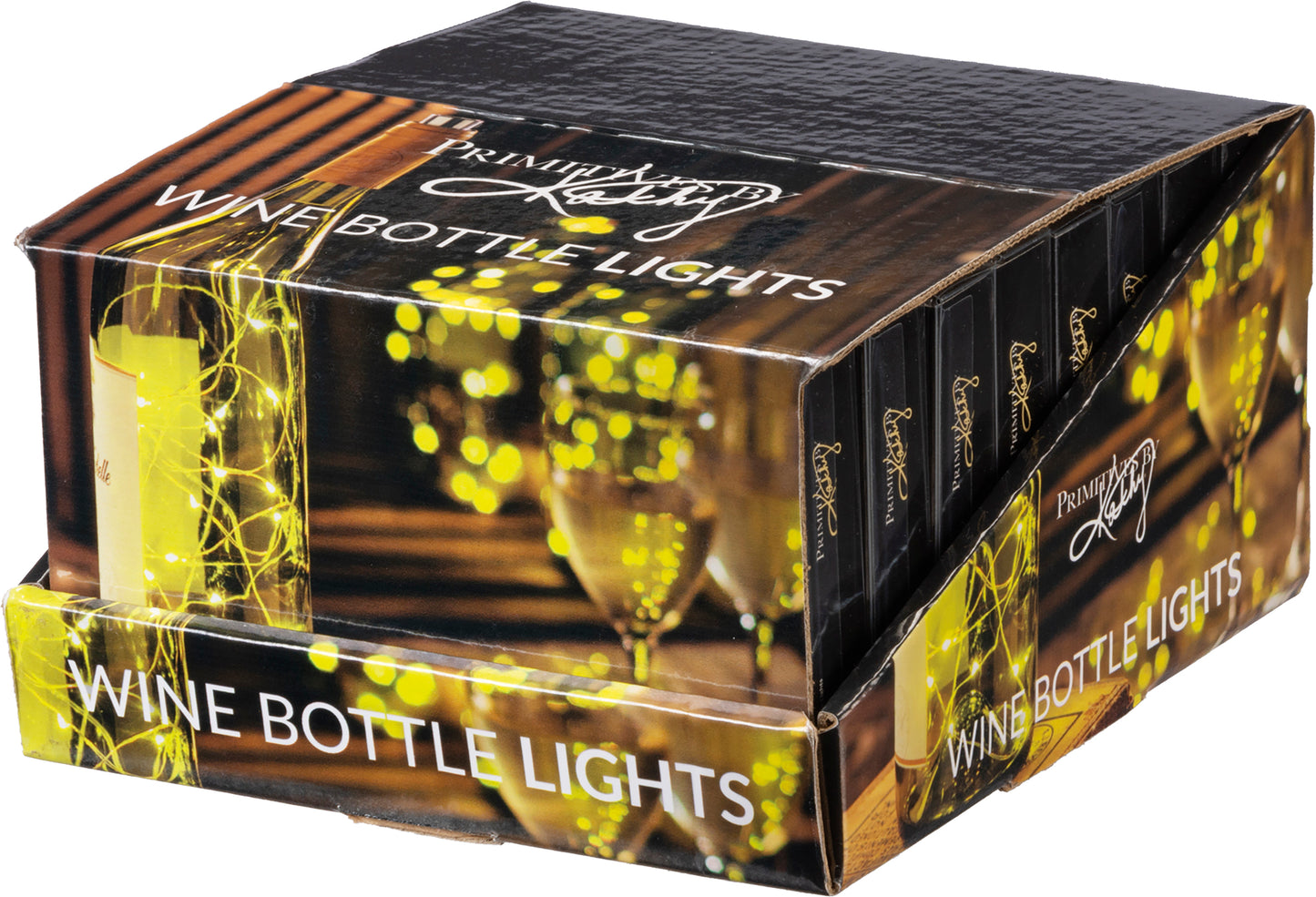 Wine Bottle Light Display
