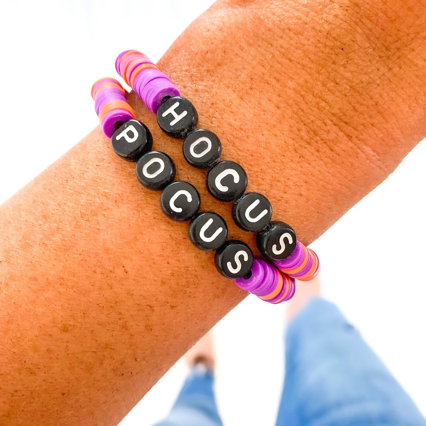 Hocus Pocus Halloween Bracelet Stack