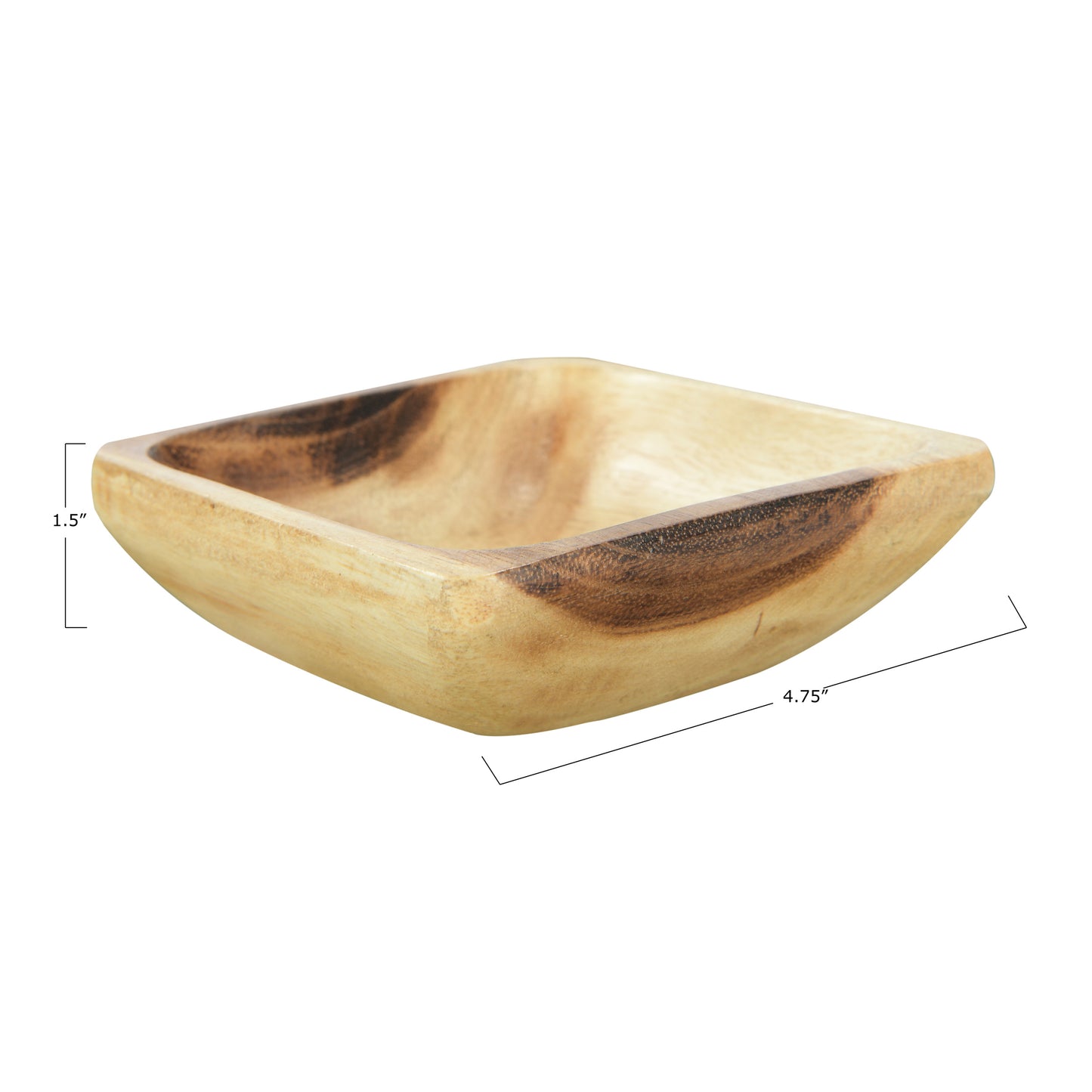 Acacia Wood Bowls, Set of 3
