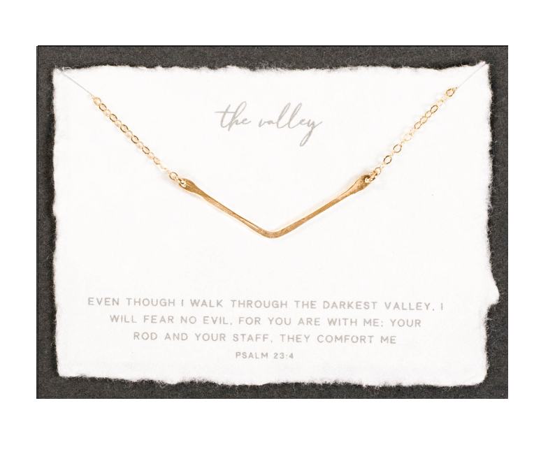 The Valley | Christian Necklace Jewelry | Psalm 23:4