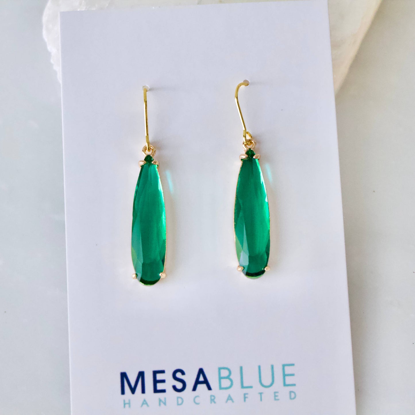 Crystal Teardrop Earrings