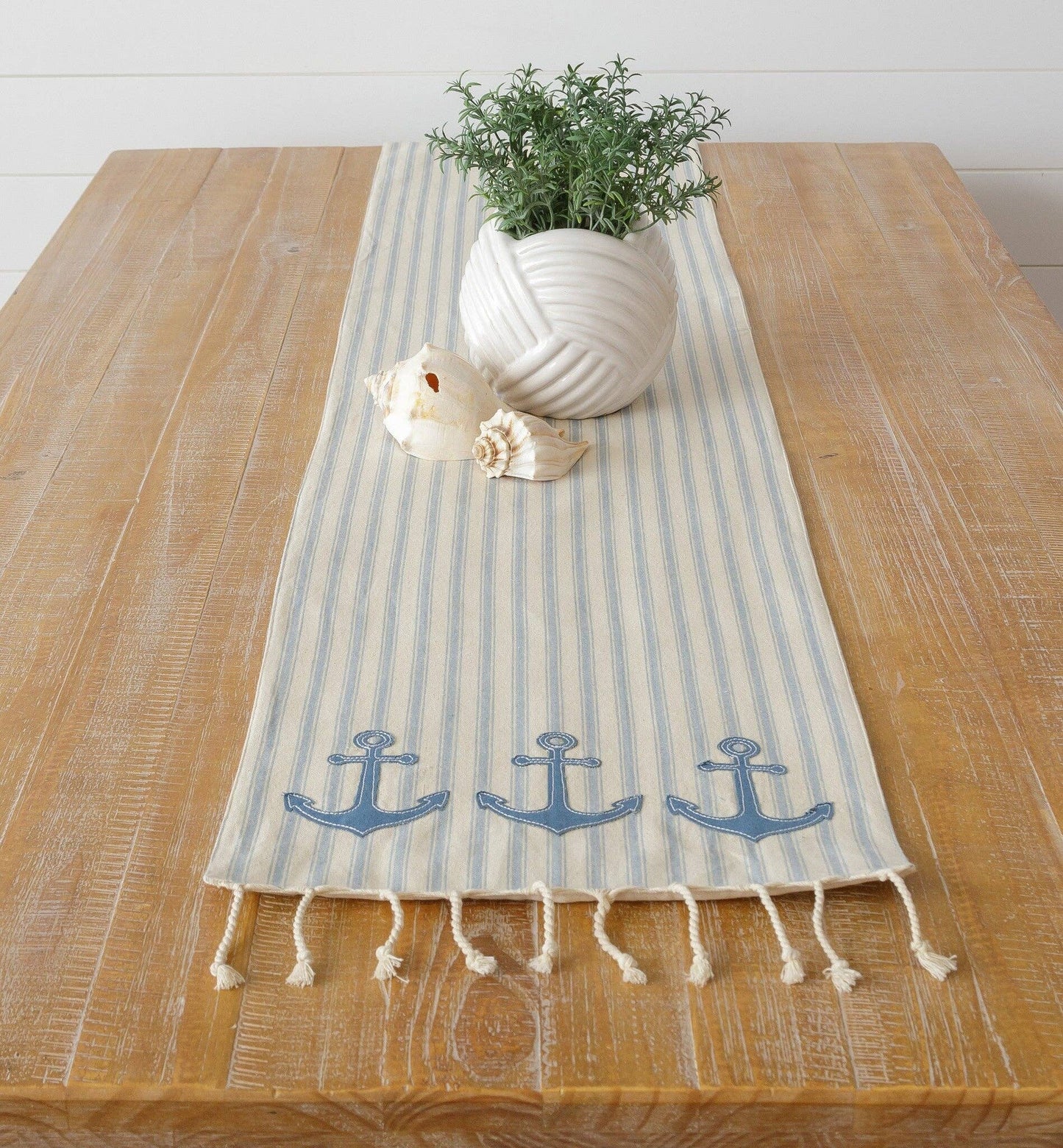 Table Runner - Nautical Blue Anchors (PC)