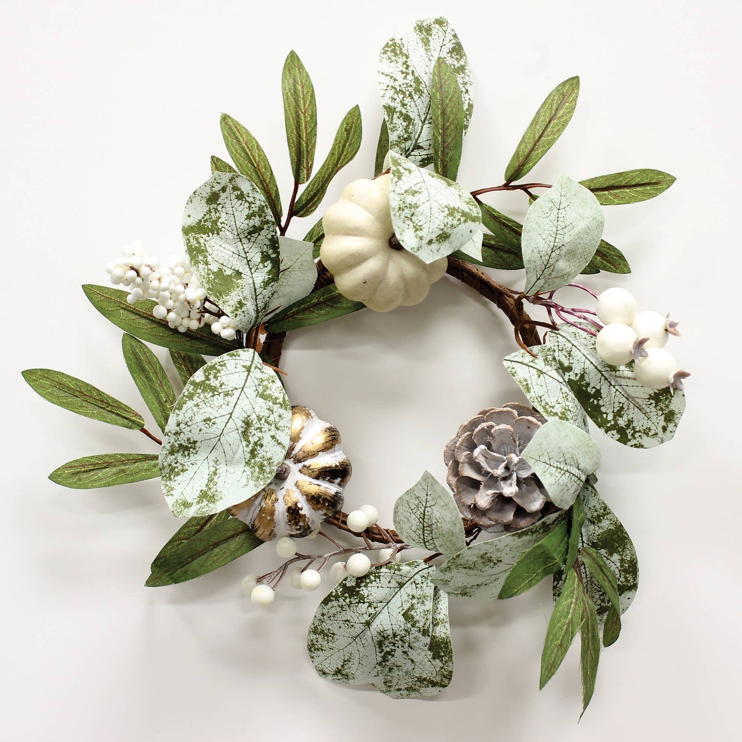 Pine Willow Pumpkin Candle Ring
