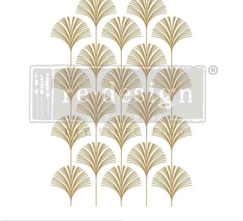 Redesign with Prima Interlinked Fans decorative transfer