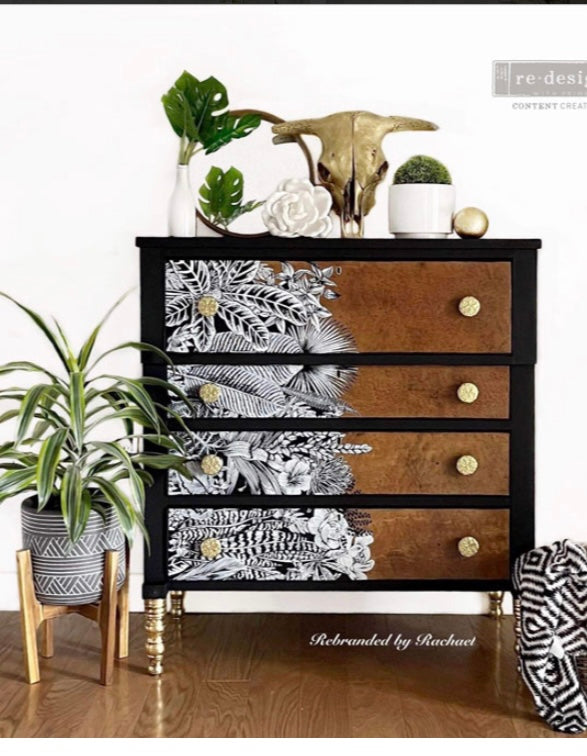 Redesign with Prima Abstract Jungle transfer
