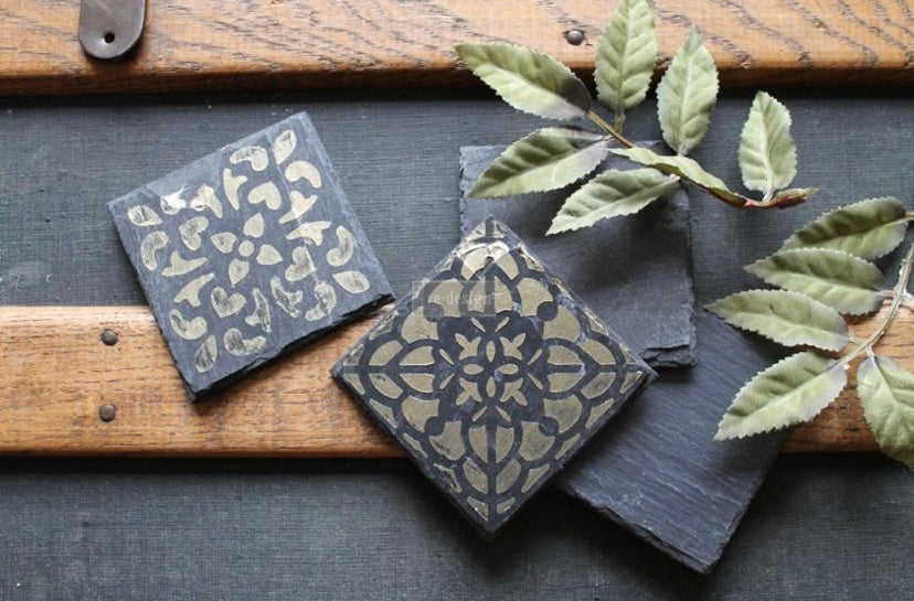 Casa Blanca tiles stick and style stencil
