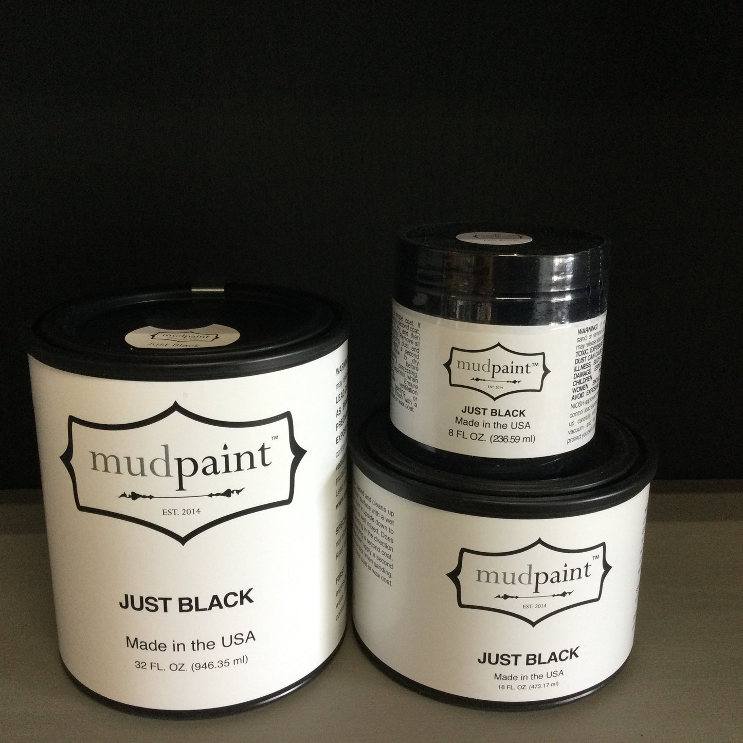 Just Black Mudpaint