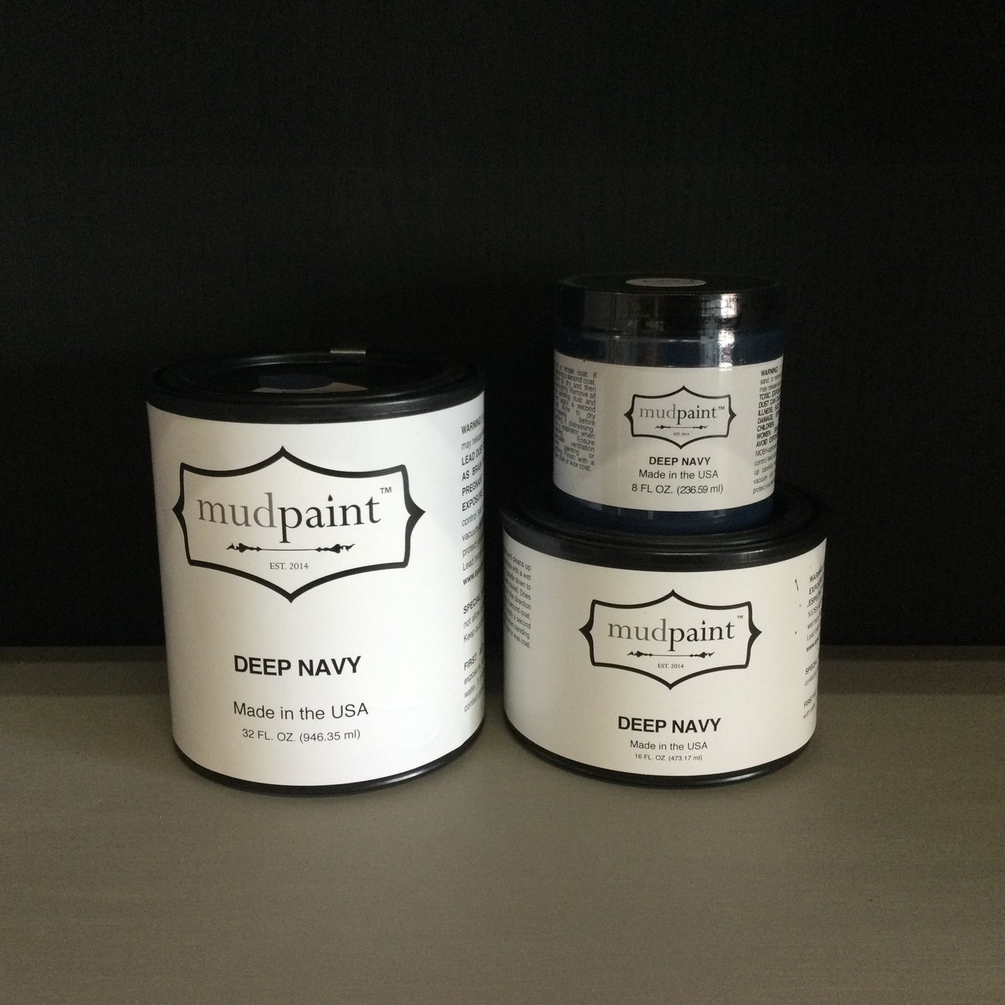 Deep Navy Mudpaint