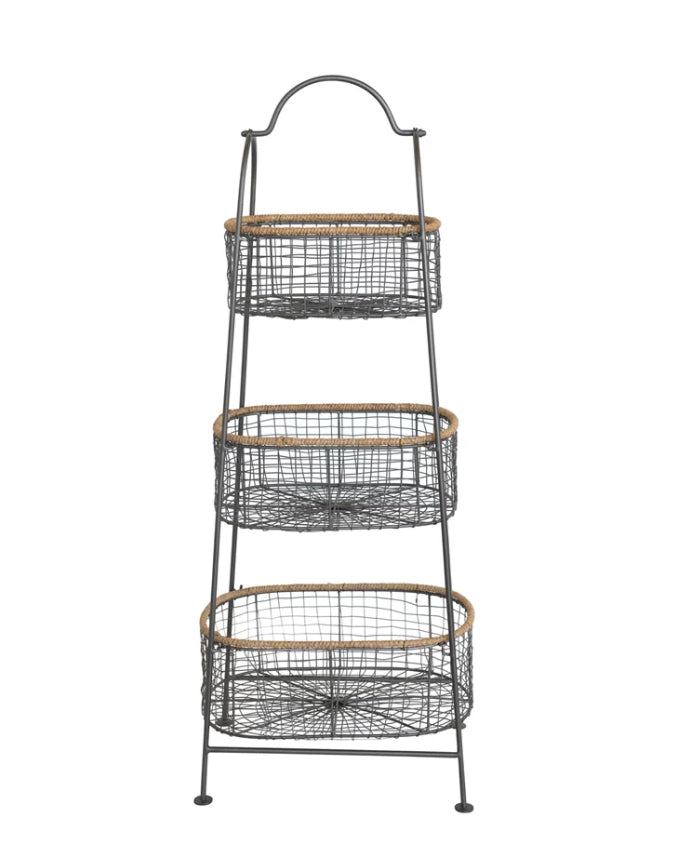 3 tier metal stand