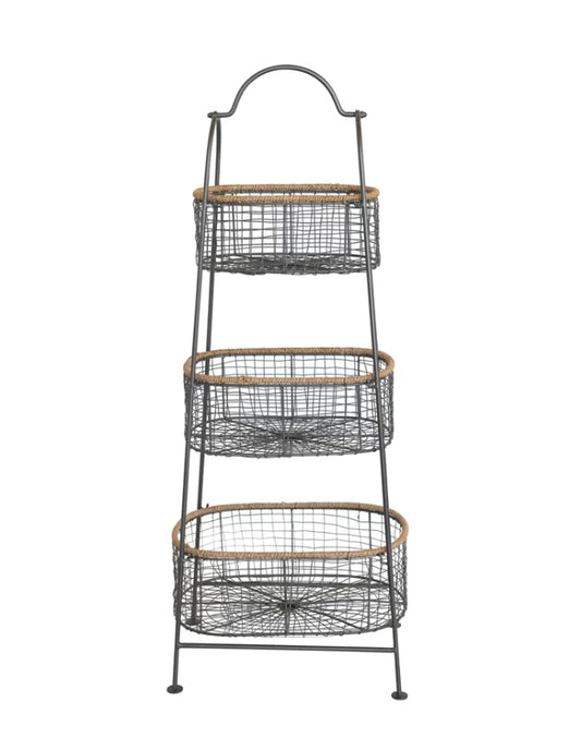 3 tier metal stand