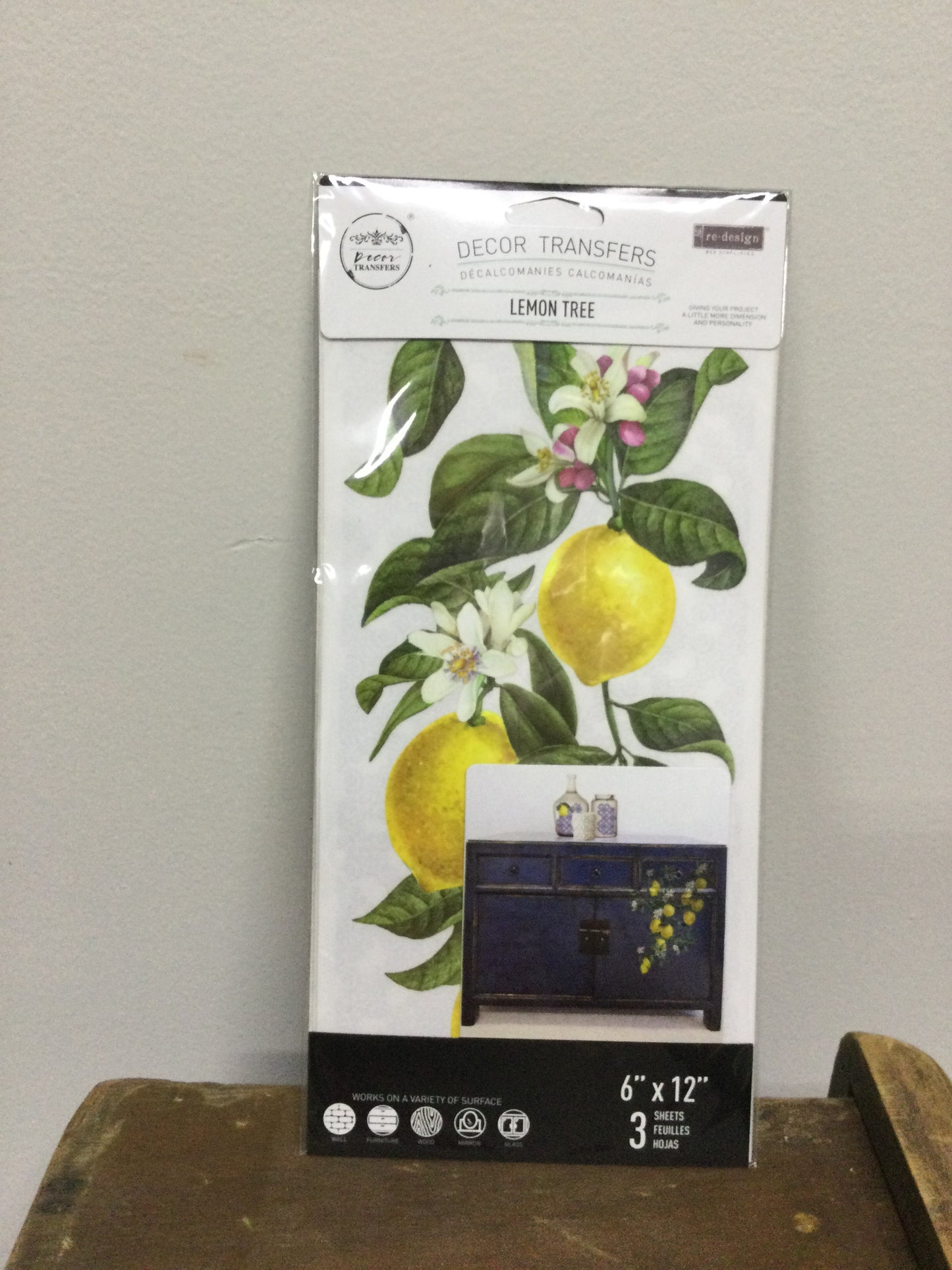 Redesign with Prima Lemon Tree transfer