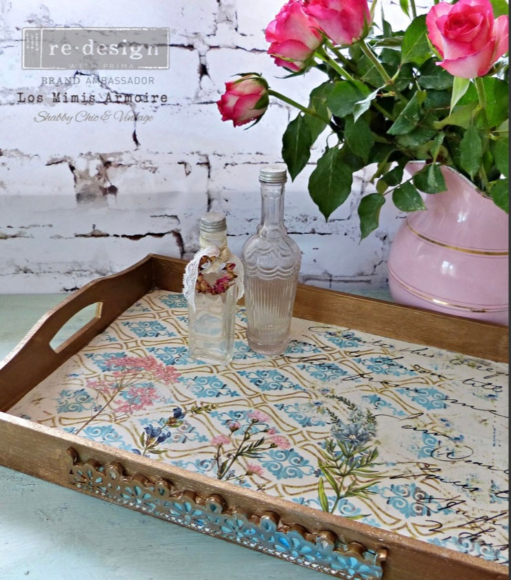 Distressed Deco 19”by 30” Decoupage Paper