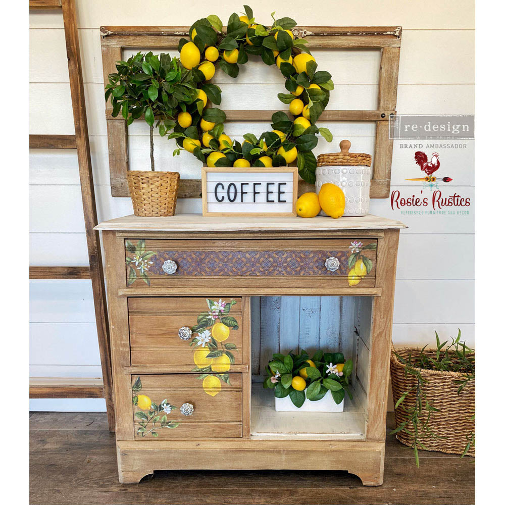 Redesign with Prima Lemon Tree transfer