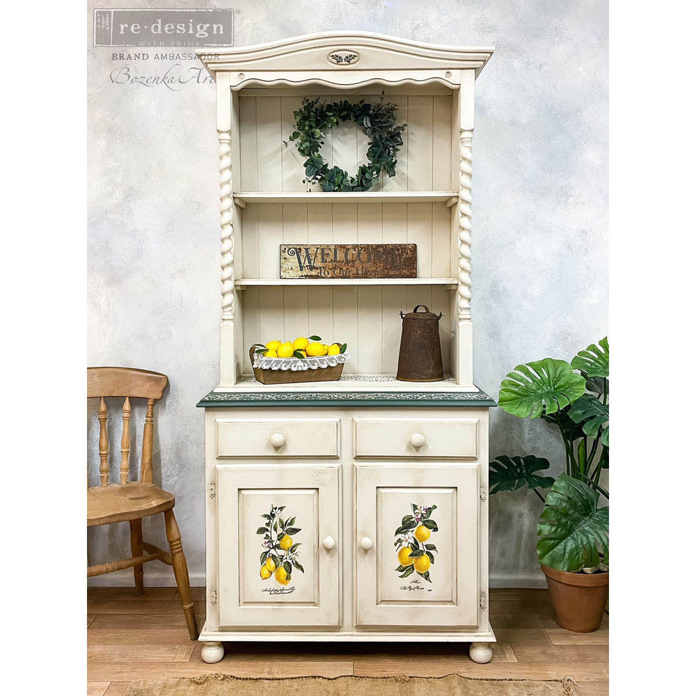 Redesign with Prima Lemon Tree transfer