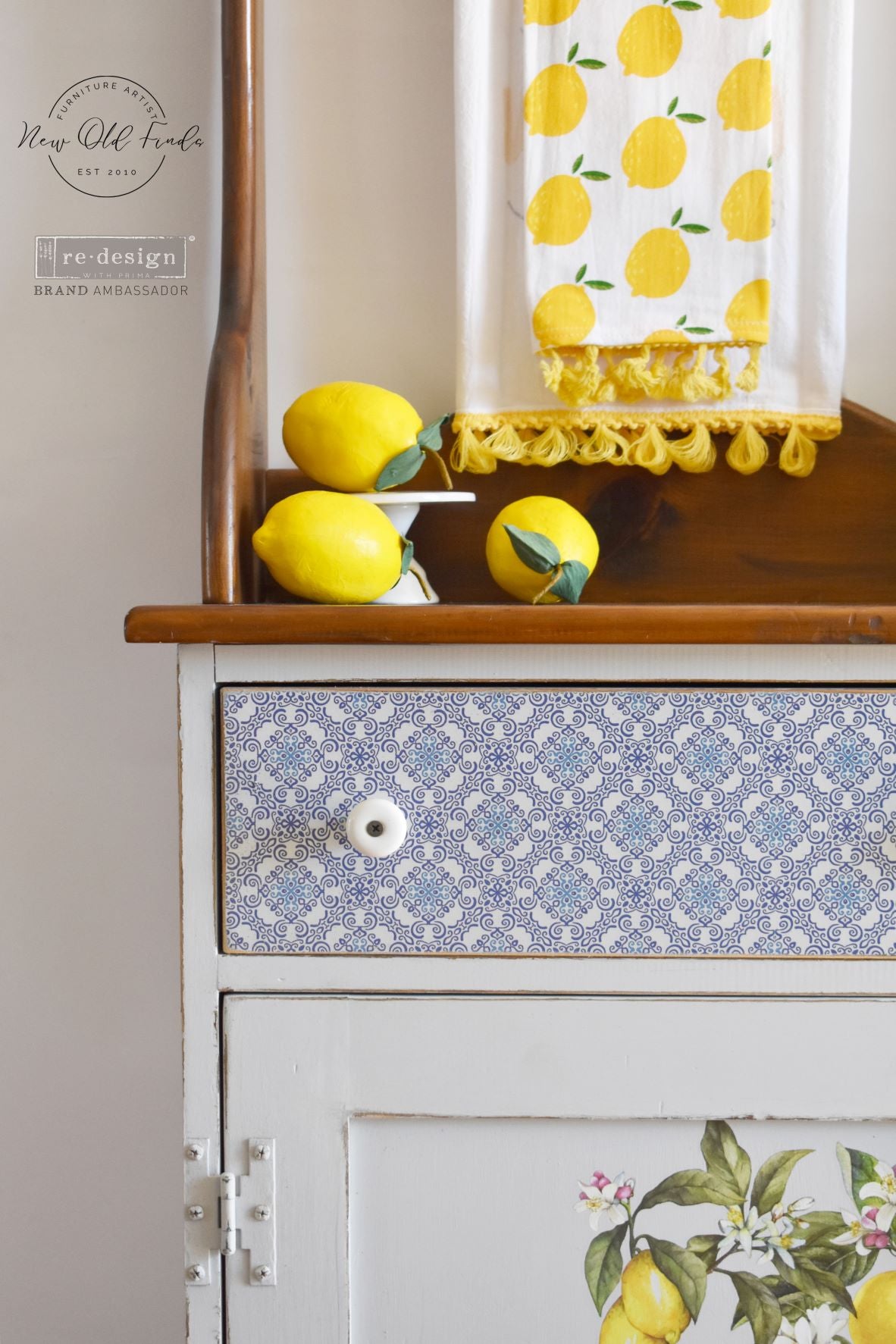 Redesign with Prima Lemon Tree transfer