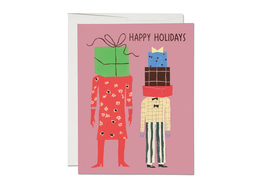 Gift Heads holiday greeting card