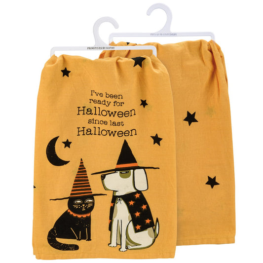 Ready for Halloween Kitchen towel
