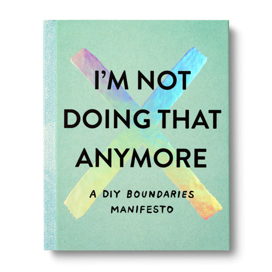 I’m not doing that anymore book