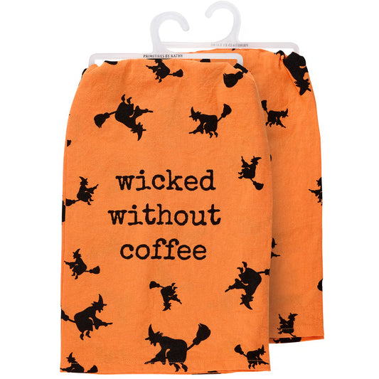 Wicked without Coffee Kitchen Towel