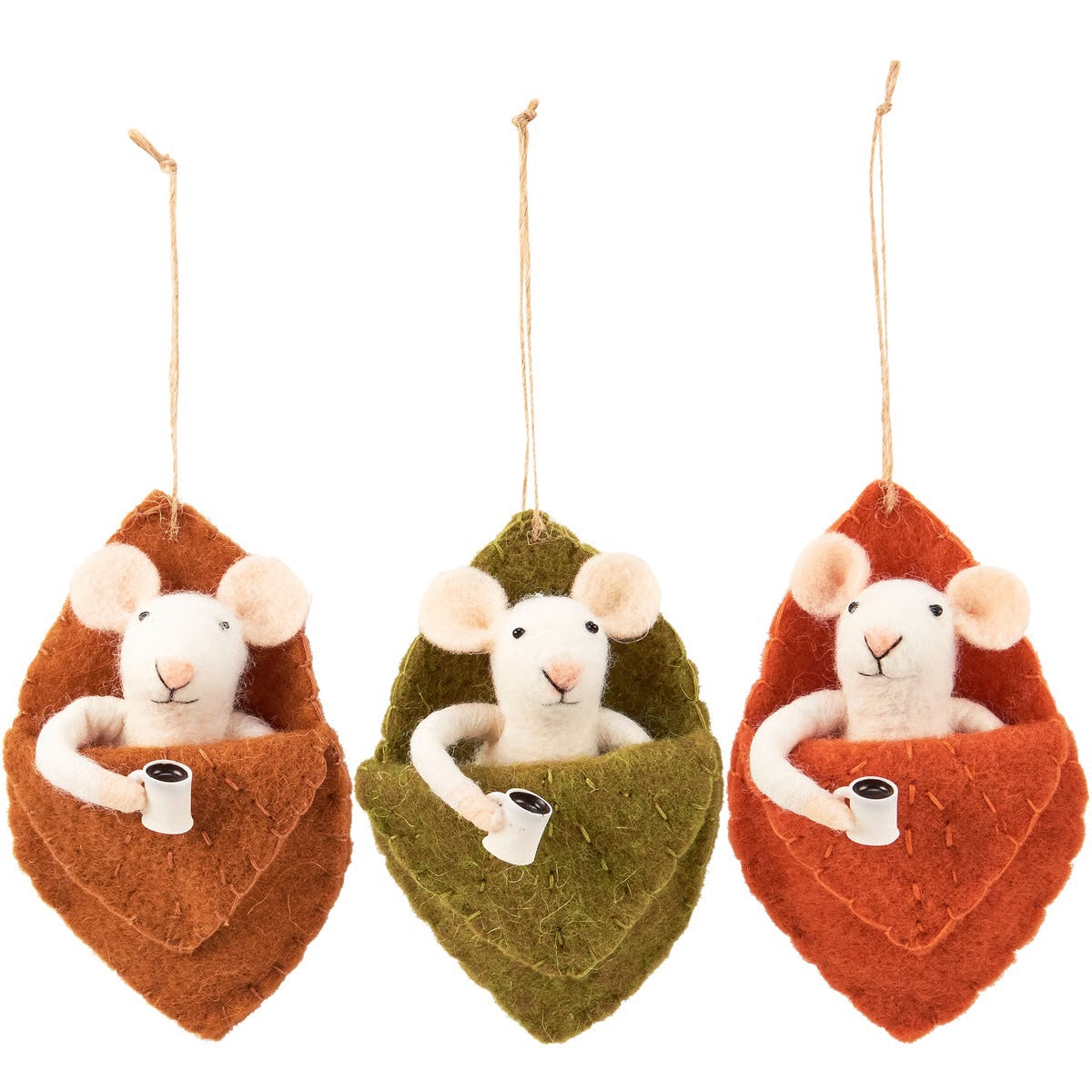 Mice in Leaves Critters