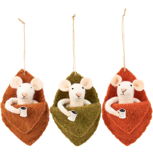 Mice in Leaves Critters
