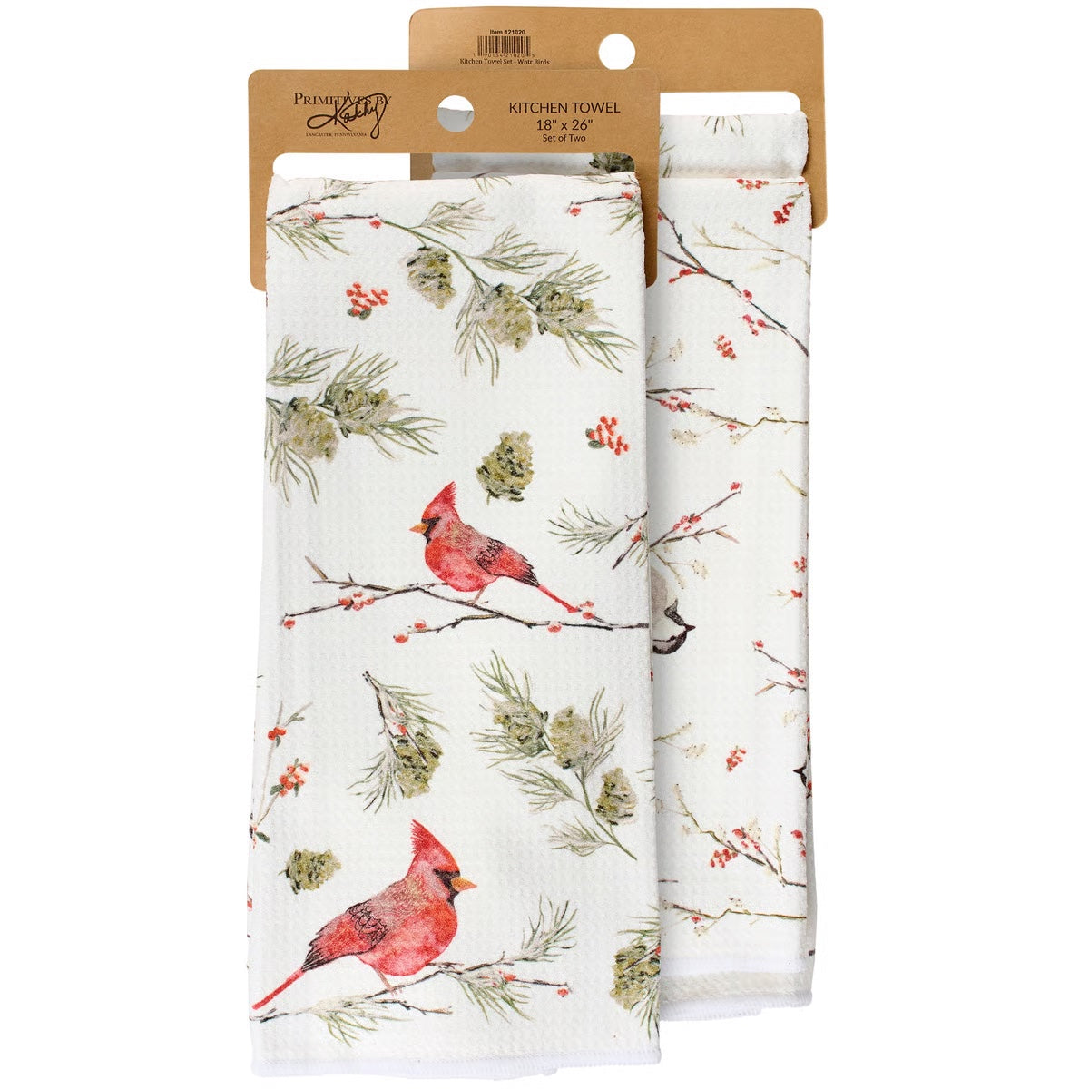 Winter Birds Kitchen Towel Set