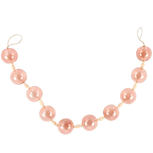Garland pink glass