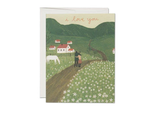 Along the Road love greeting card