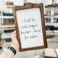 I Trust the Next Chapter | Christian Home Decor