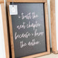 I Trust the Next Chapter | Christian Home Decor