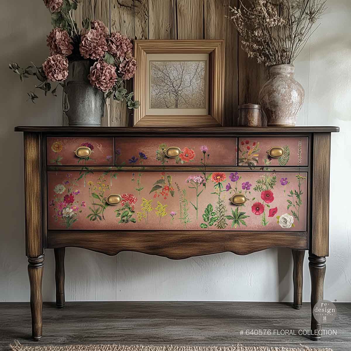 Floral Collection Decor Transfer by Redesign with Prima