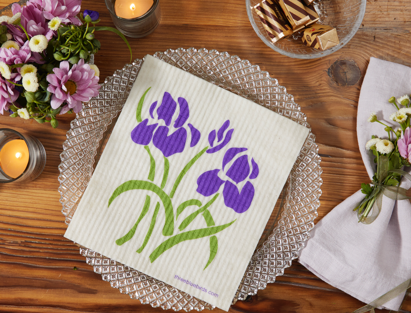Iris Swedish Dishcloth
