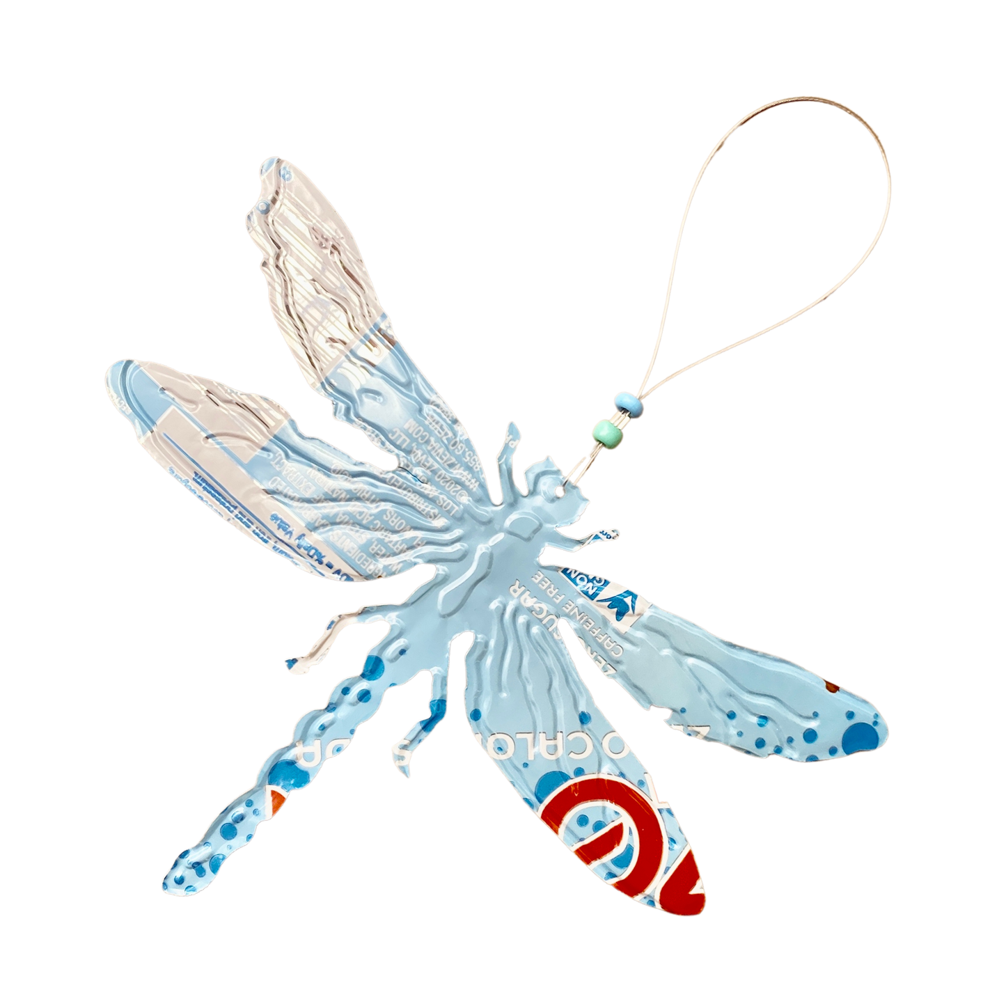 Dragonfly Ornament - Upcycled Aluminum