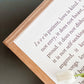 1 Corinthians 13 | Wall Art, Wall Decor, Home Decor: White / Dark Walnut / 9x9"