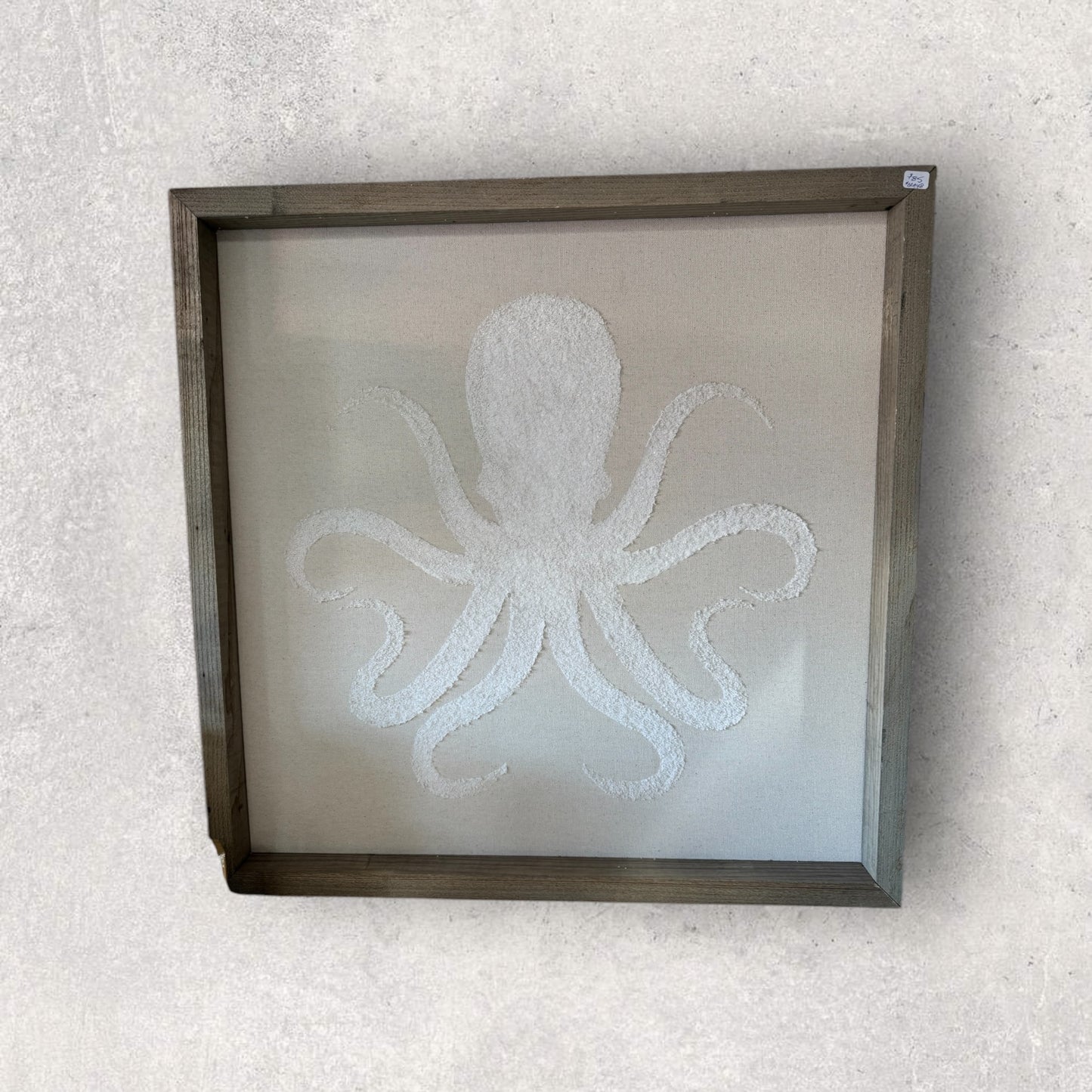 Octopus canvas framed art