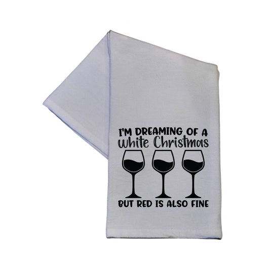 Dreaming Of A White Christmas Tea Towels - Stocking Stuffers