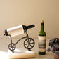 Bicycle wine rack holder