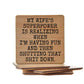 Coaster - My Wife's Superpower Wood Coasters Funny