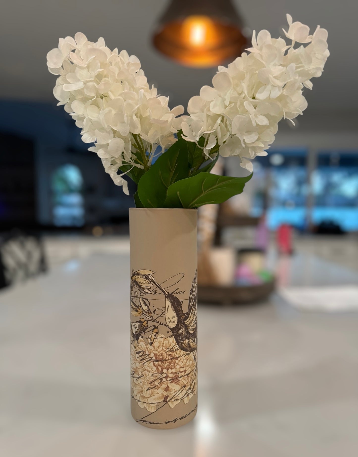 Create your own custom vase…with Mudpaint and Redesign with Prima decor transfers, Thursday May 29th from 6pm-8pm
