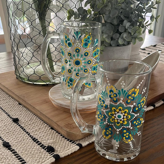 Mandala Beer Stein Painting Workshop