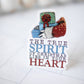 The True Spirit Of Christmas, Vinyl Sticker, 3x3 in.
