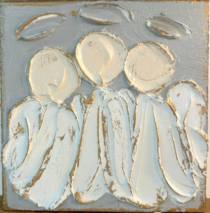 Sweet Friends | angel Christmas baby friendship heaven trio