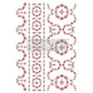 Annie Sloan Flower Garland Decor Transfer by Redesign with Prima