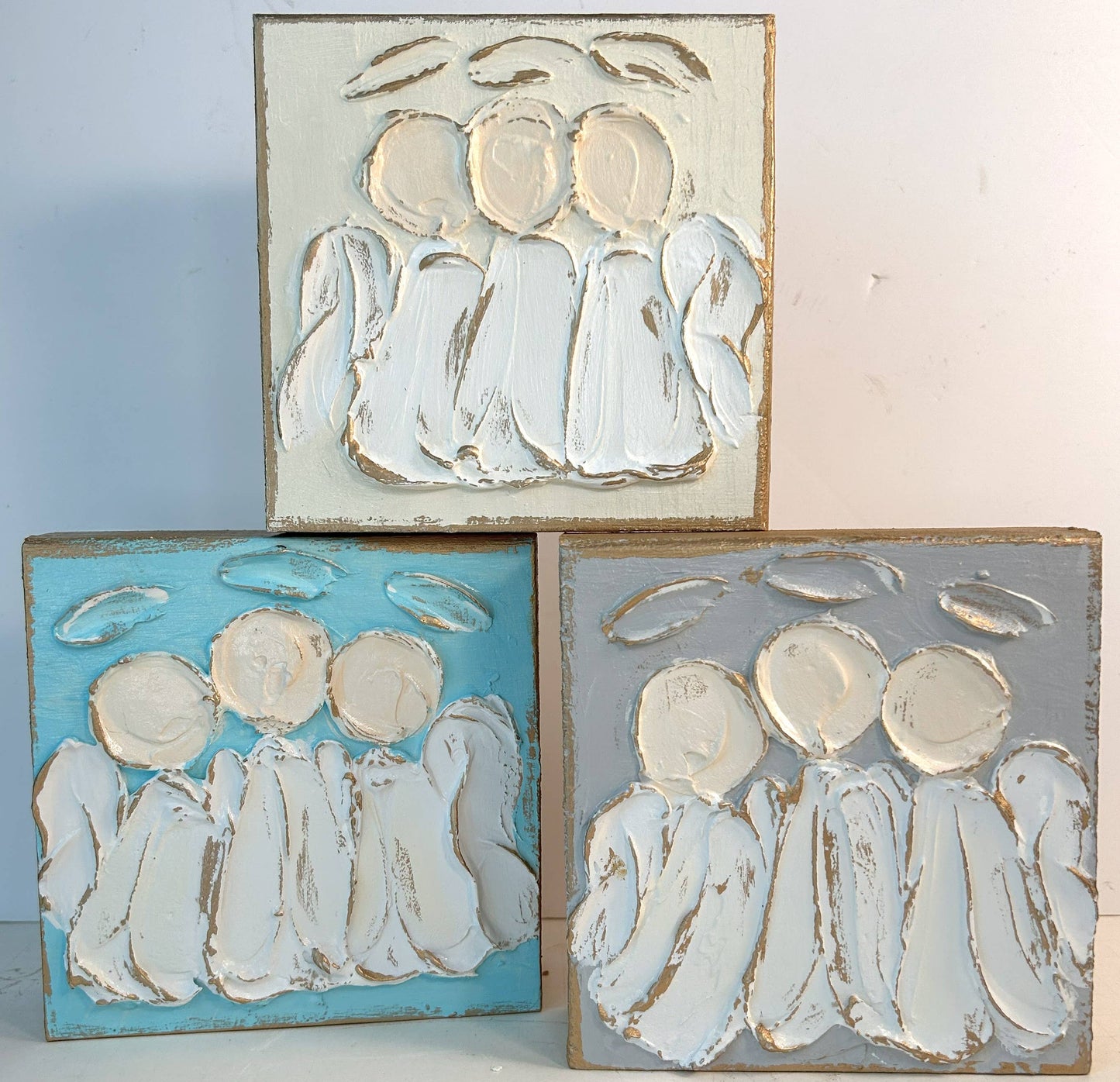 Sweet Friends | angel Christmas baby friendship heaven trio