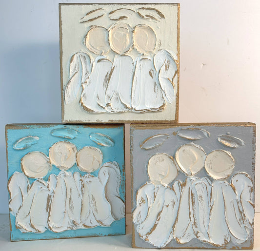 Sweet Friends | angel Christmas baby friendship heaven trio