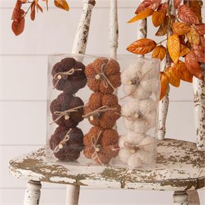 Cozy mini pumpkins