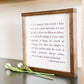1 Corinthians 13 | Wall Art, Wall Decor, Home Decor: White / Dark Walnut / 9x9"