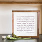 1 Corinthians 13 | Wall Art, Wall Decor, Home Decor: White / Dark Walnut / 9x9"